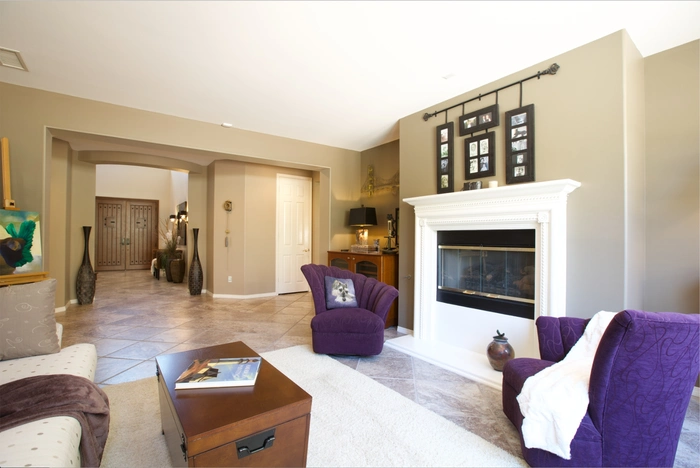 Interior Photo Enhancements Before Fire added to fireplaces